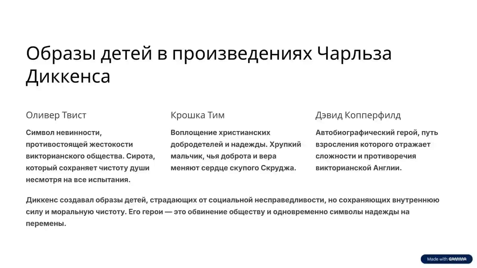 Тема детства у Марка Твена и Чарльза Диккенса 3