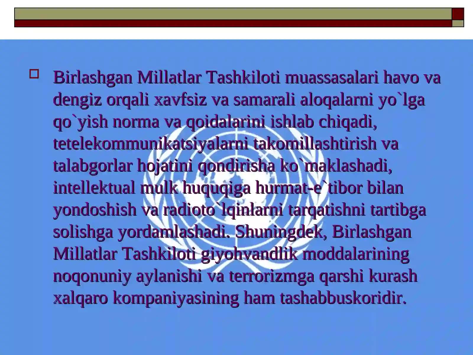 Birlashgan Millatlar Tashkiloti 3
