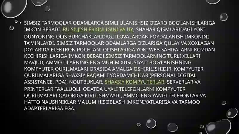 Simsiz tarmoq arxitekturasi 3