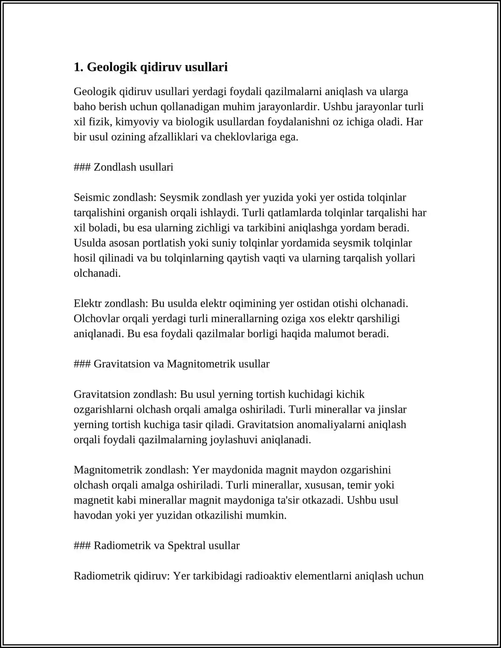 NEFT VA GAZLARNI QIDIRISH USULLARI 3