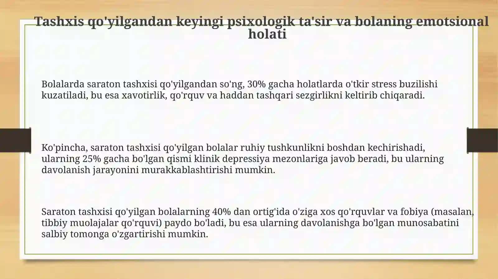 Bolalar ankalogiyasining ijtimoiy psixologik muammolari 3