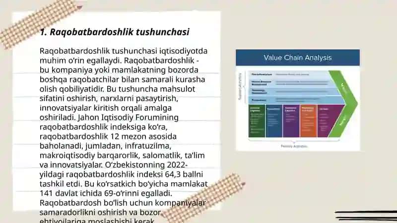 Firmanıng raqobatbardoshligi tahlili 3