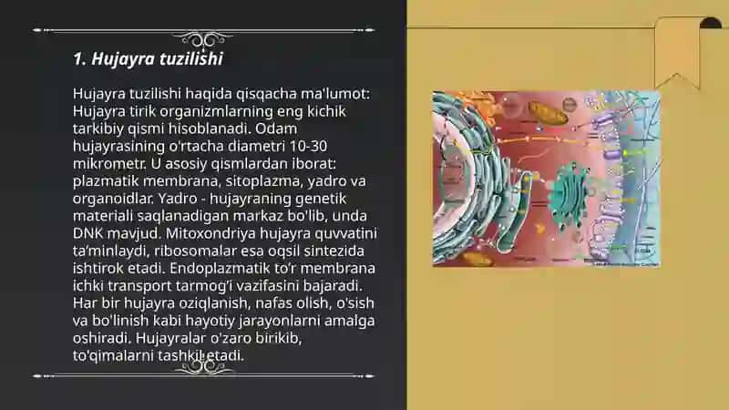 Hujayra biologiyasi 3