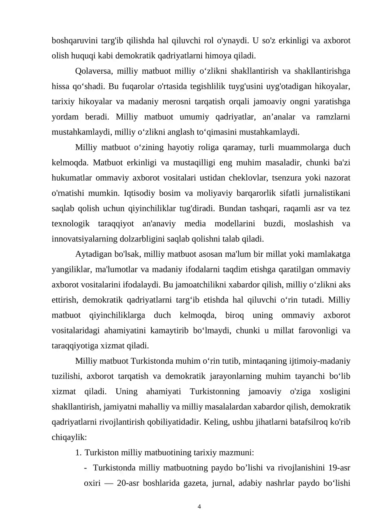 XX ASR BOSHLARIDA TURKISTONDA MILLIY MATBUOT 3