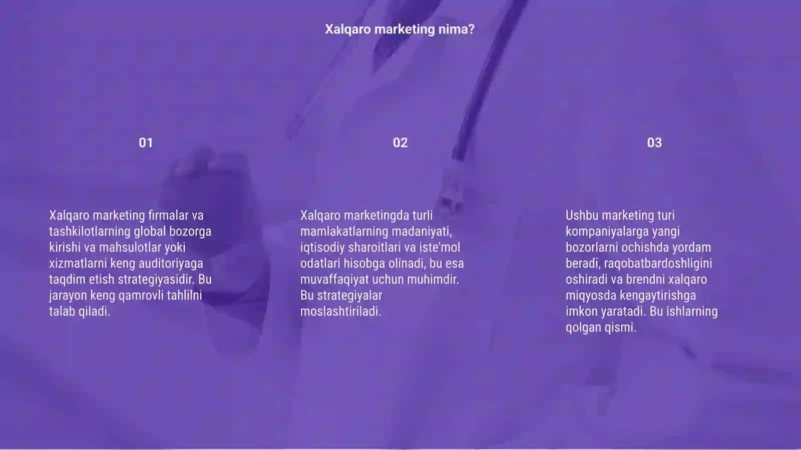 Xalqaro marketing 3