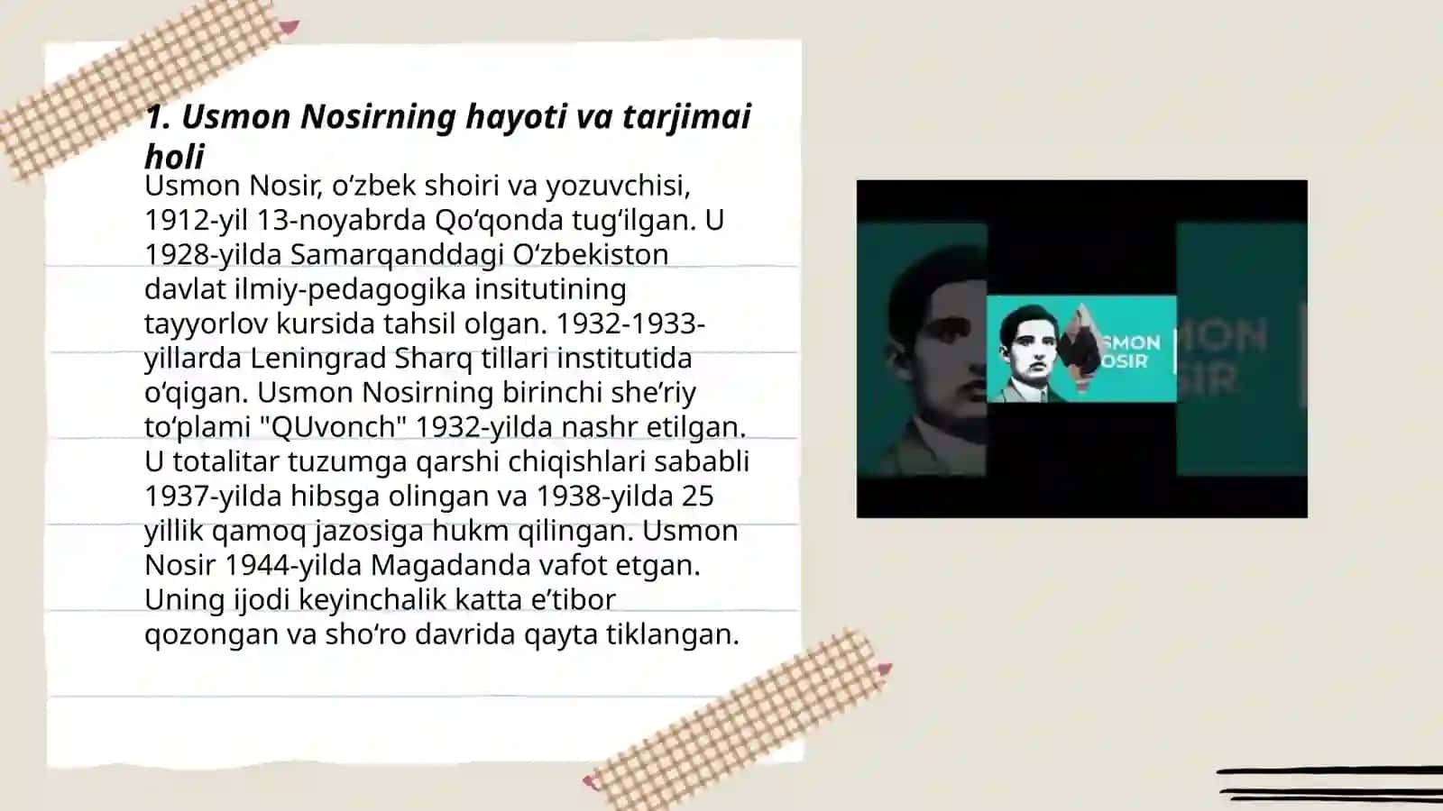 Usmon Nosir otashnafas shoir 3