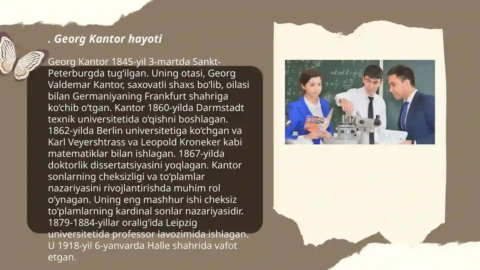 Georg Kantor haqida 3
