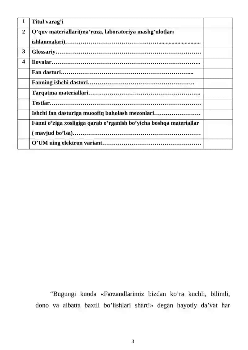 Biologiya o‘qitish metodikasi 3