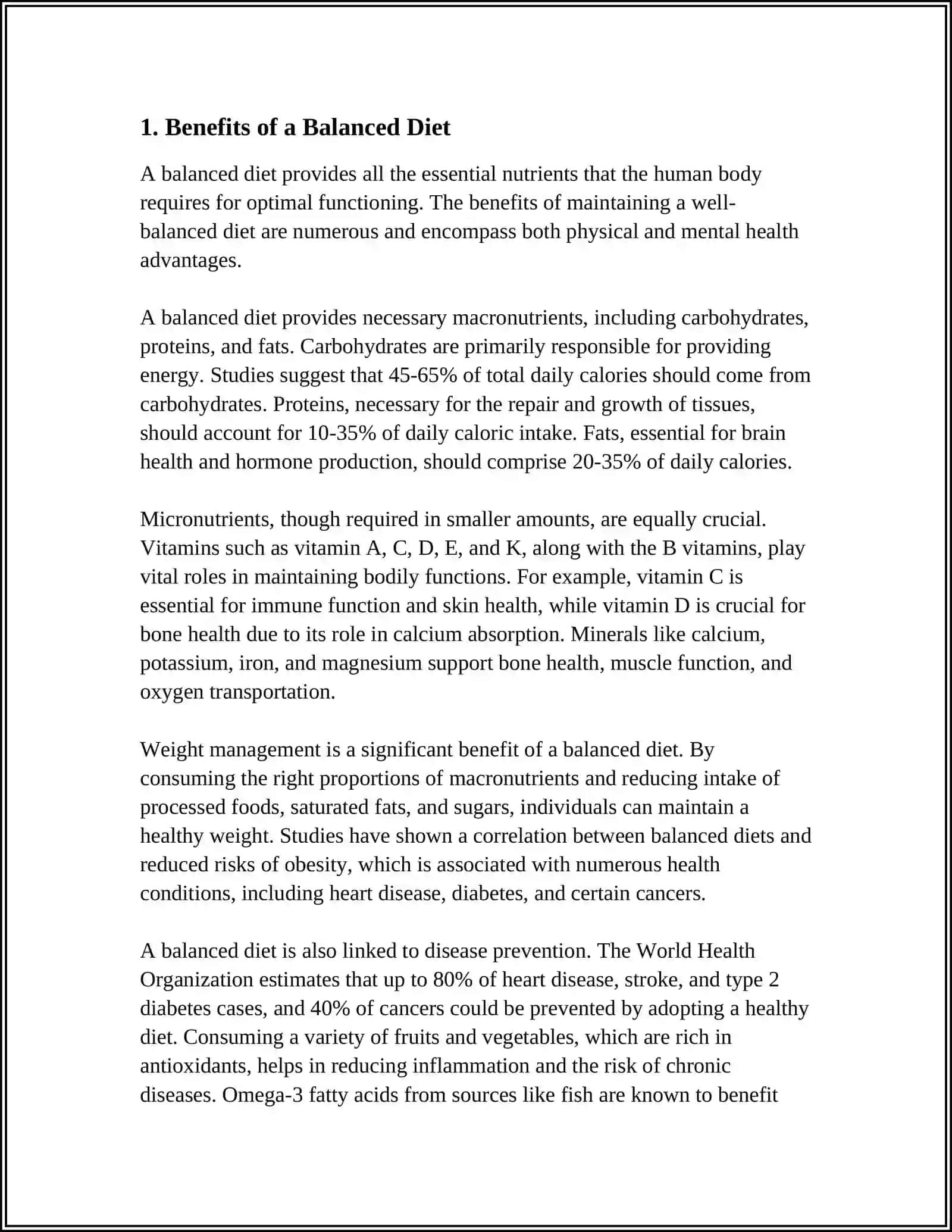 HEALTHY EATING 3
