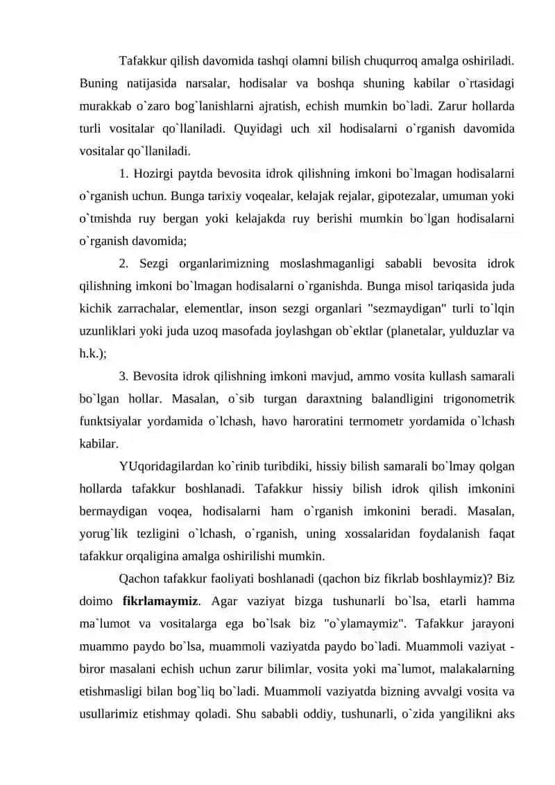 Tafakkurning mantiqiy shakllari 3