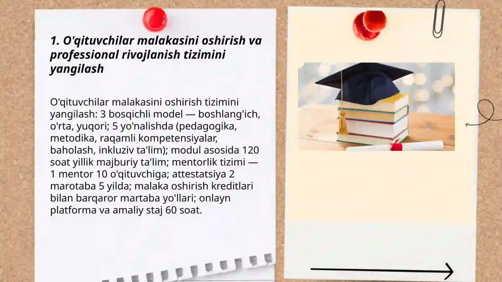 Ta'limni mazmunan yangilash va ta'lim tarbiya jarayonlarini tubdan o'zgartirish 3