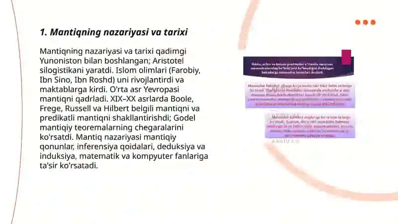 Mantiq fani predmeti 3