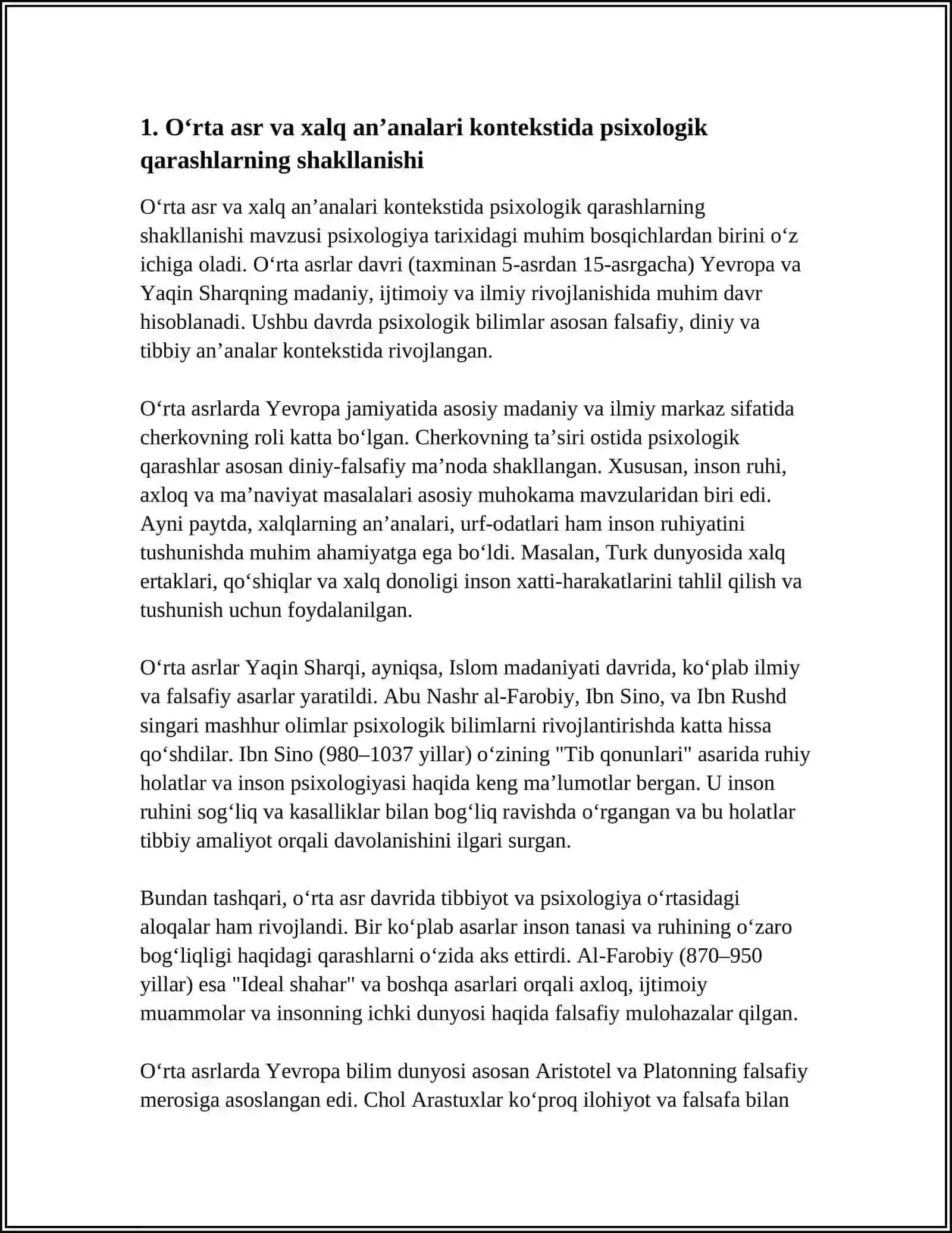 O’ZBEKISTONDA PSIXOLOGIYA FANINING RIVOJLANISH TARIXI 3