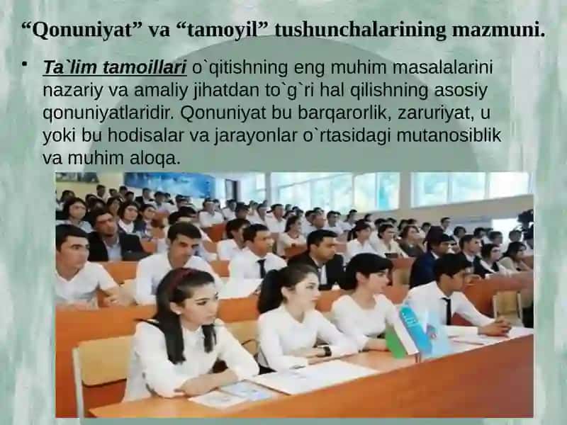 Ta’lim tamoyillari va ularning tasnifi 3