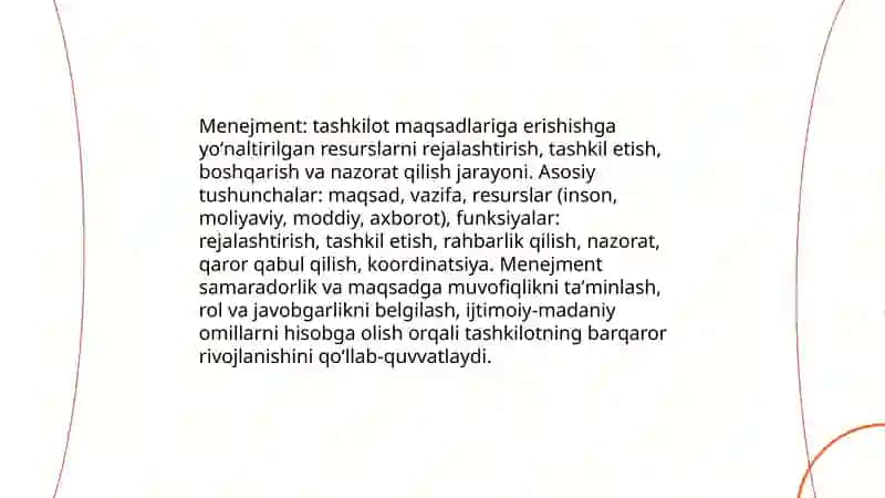 Menejmentning maqsad va vazifalari 3