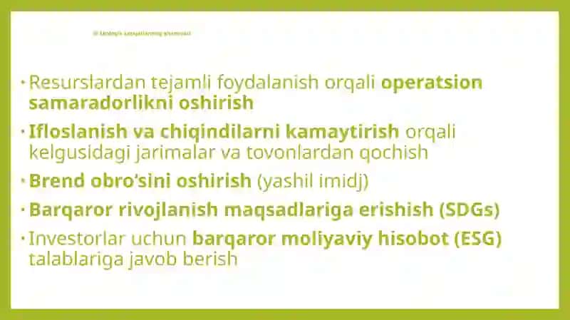 Ekologik xarajatlar 3
