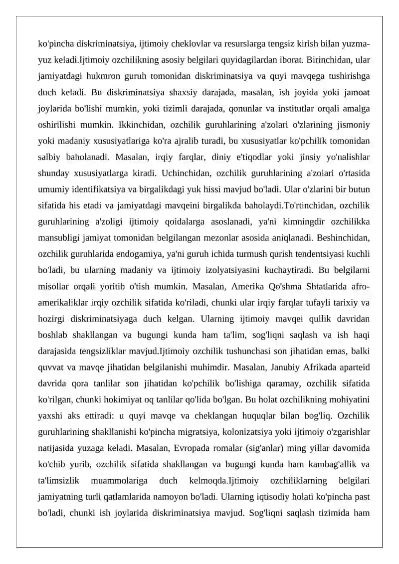 Ijtimoiy ozchiliklar va marginal guruhlar 3