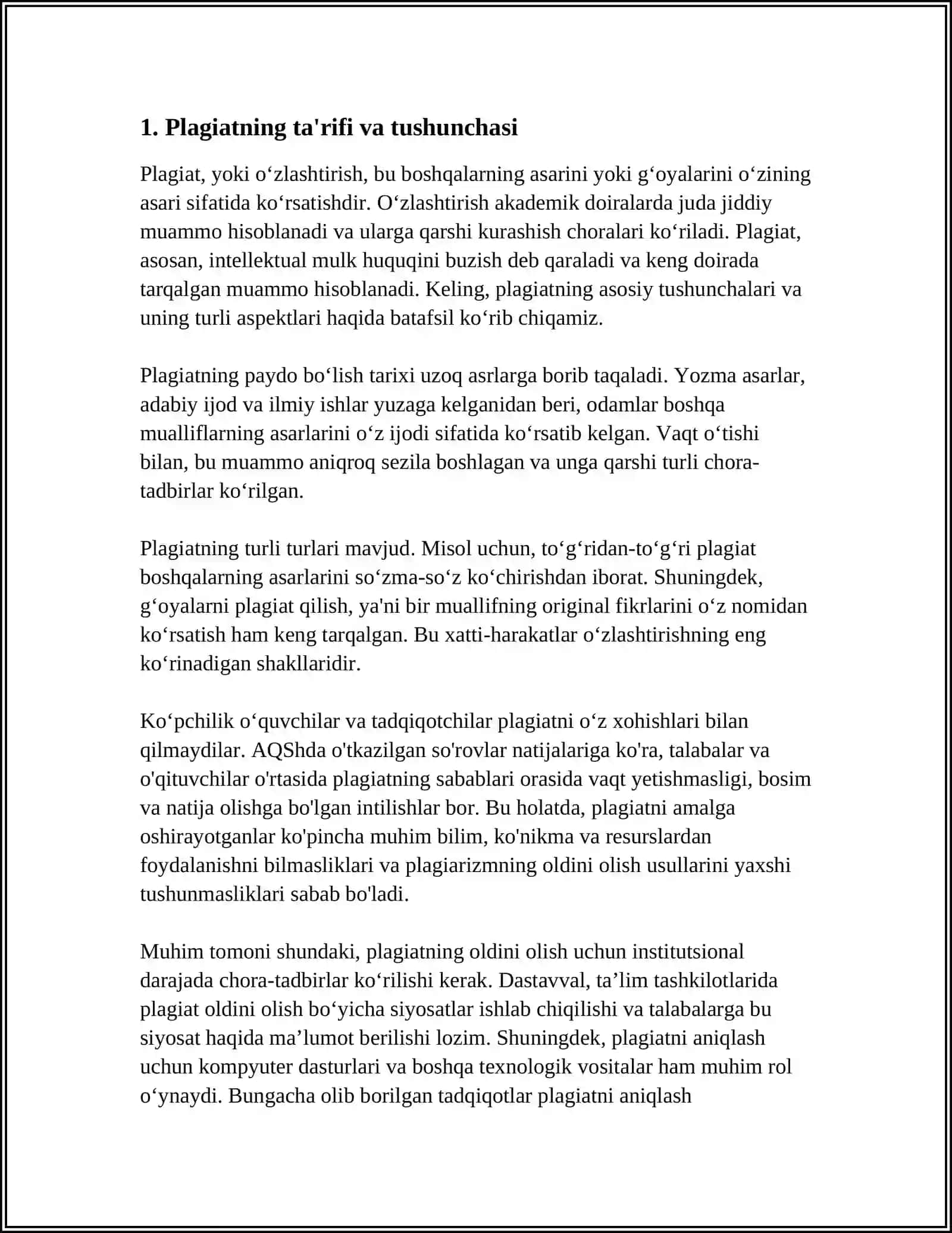 PLAGIAT VA UNING SALBIY OQIBATLARI 3