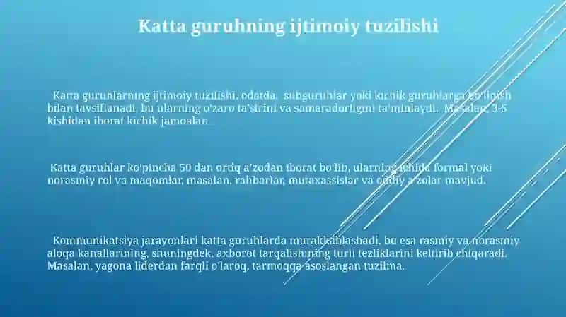Katta Guruh Tushunchasi 3