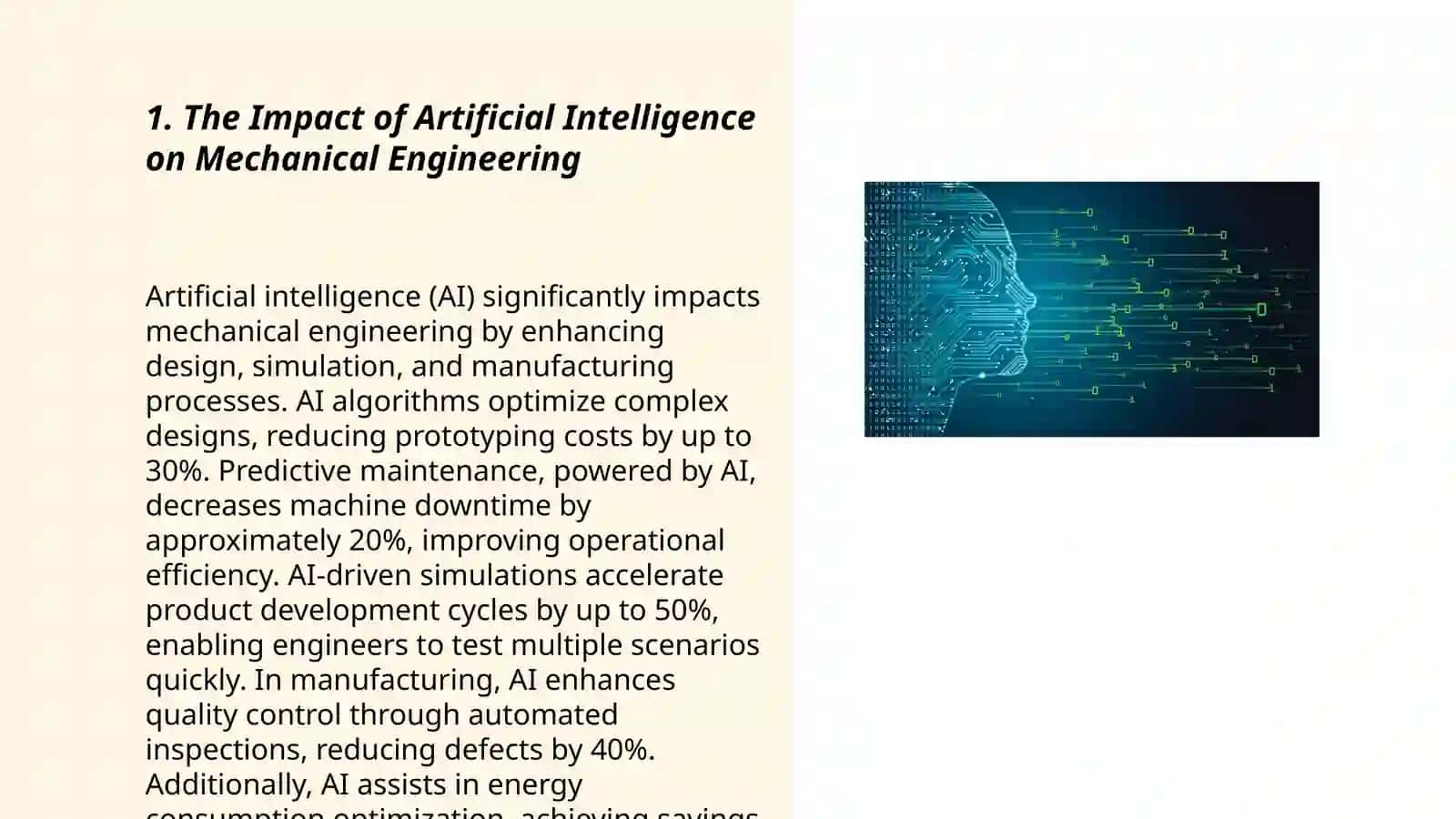 The Role of Artificial intelligence in modern engineering 3