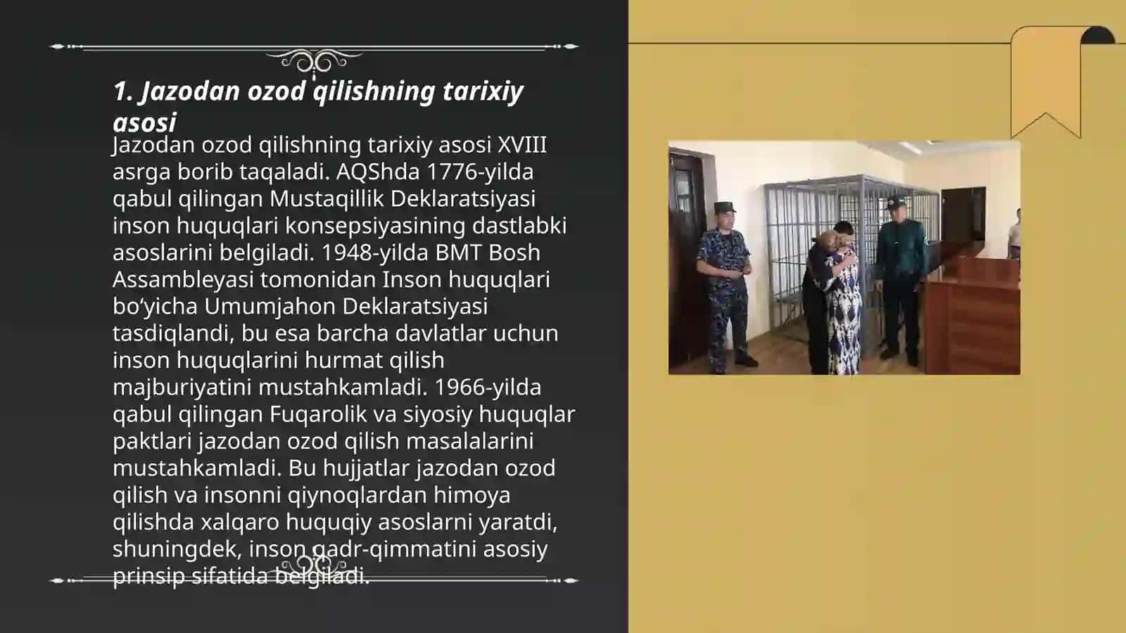 Jazodan ozod qilishning zaruriyati 3