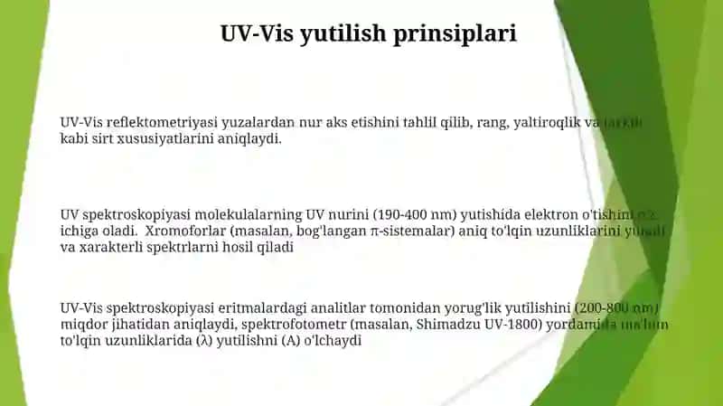 UV-Vis Reflektometriyasi 3