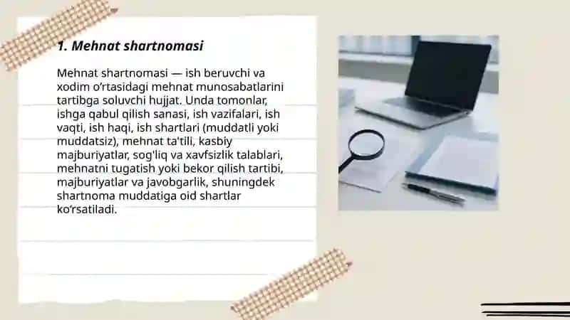 Mehnat shartnomasi 3