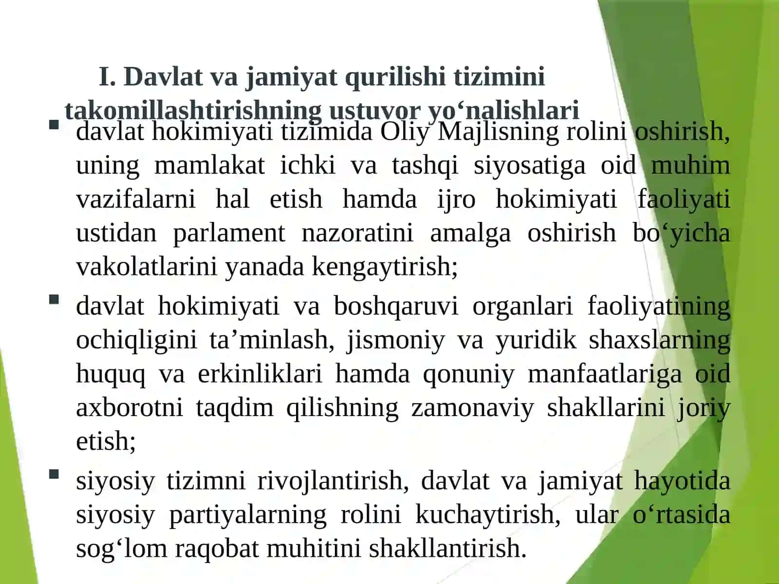 Yangi O‘zbekistonda amalga oshirilayotgan islohotlar 3