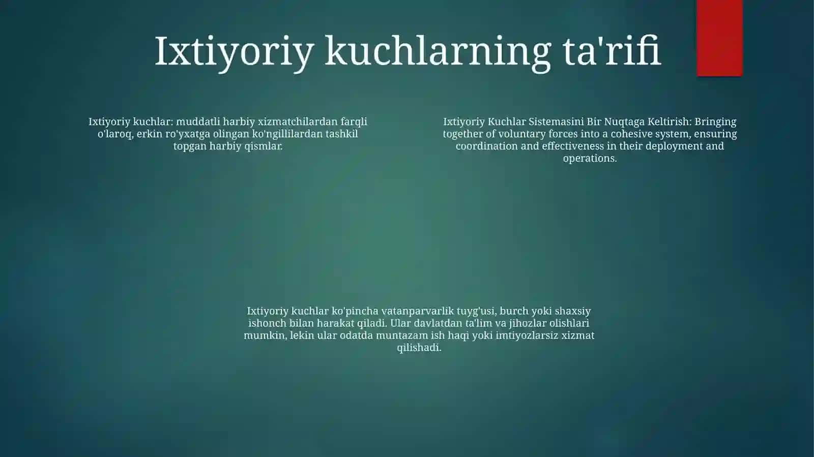 Ixtiyoriy Kuchlar Sistemasini Bir Nuqtaga Keltirish 3