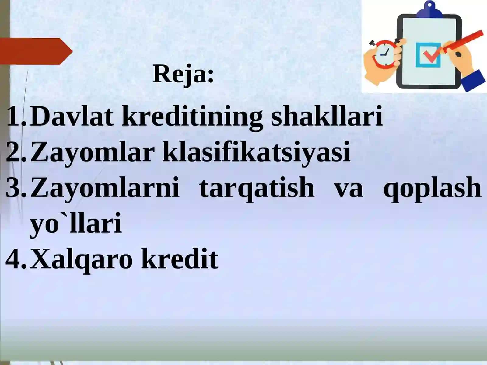 DAVLAT KRЕDITI 3