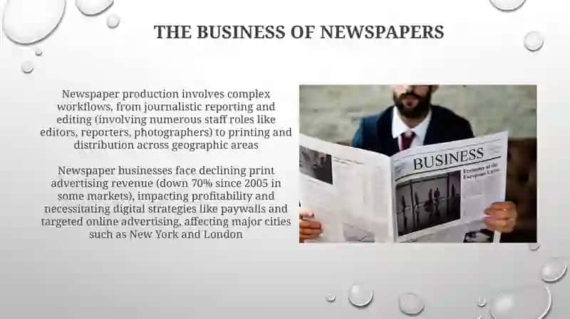 Reading newspaper 3