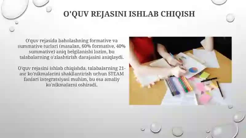 O‘rgatuvchi dasturlarni loyihalash metodikasi 3