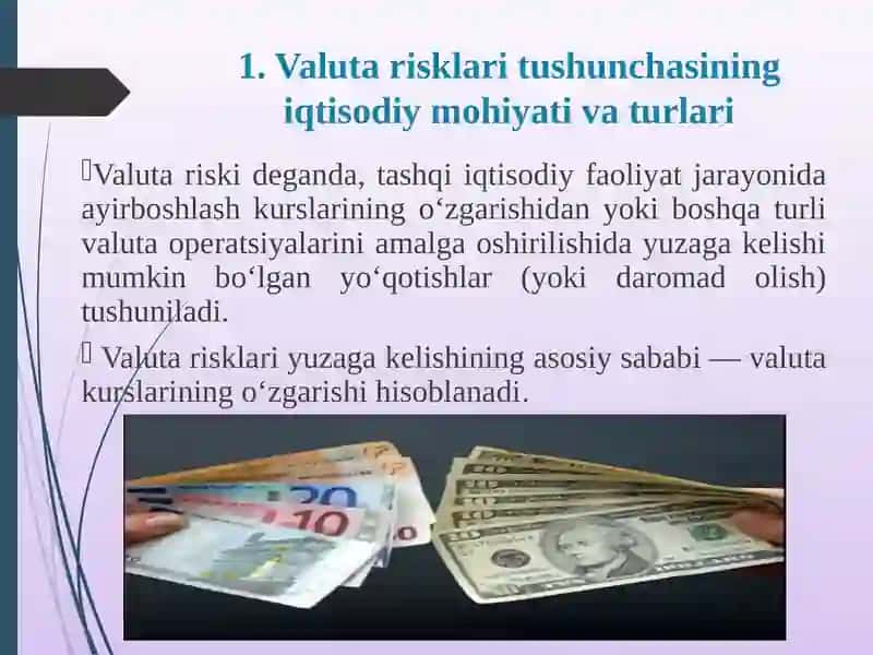 Valuta risklari 3