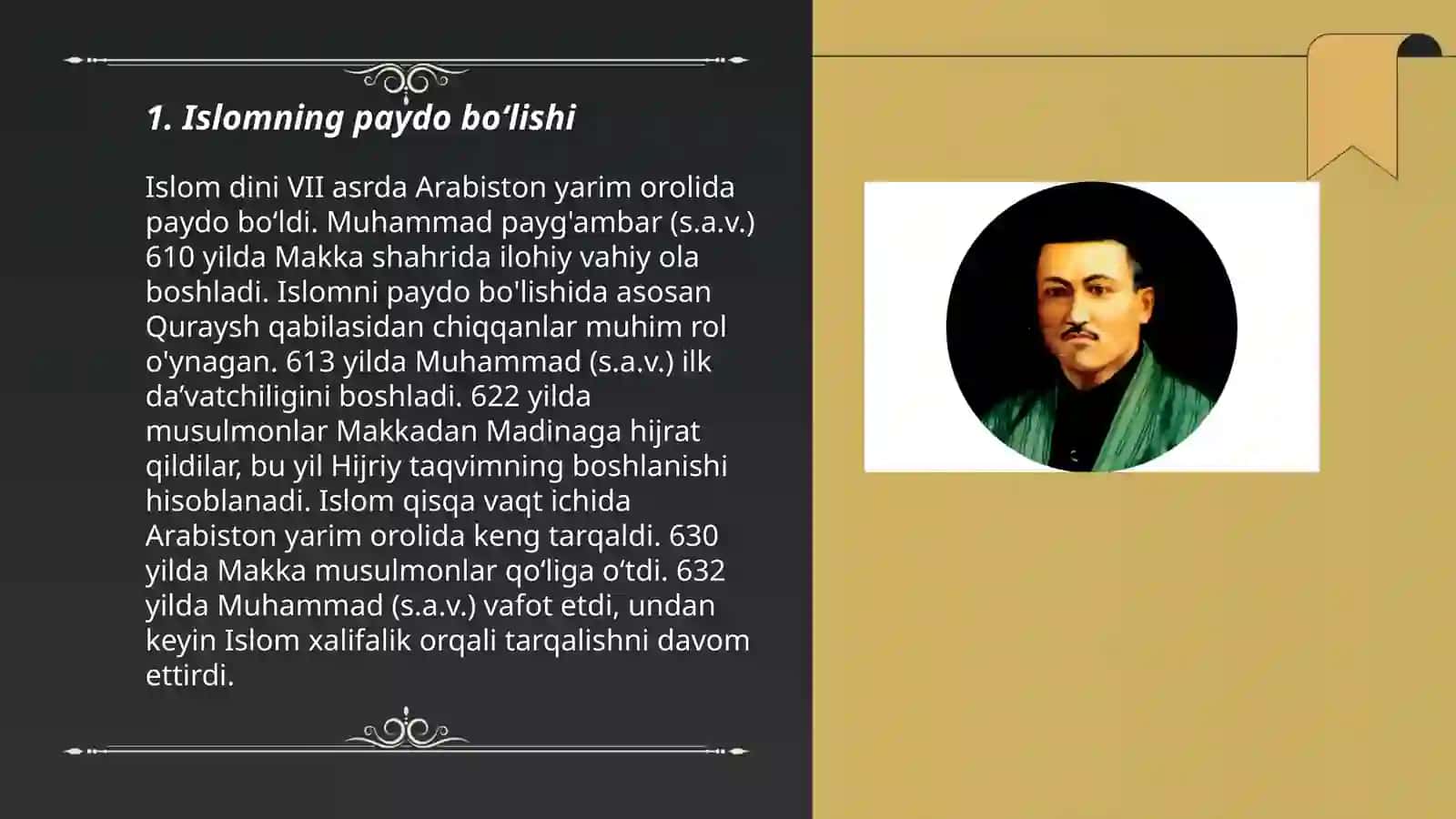 Abdurauf Fitratning muxtasar islom tarixi 3