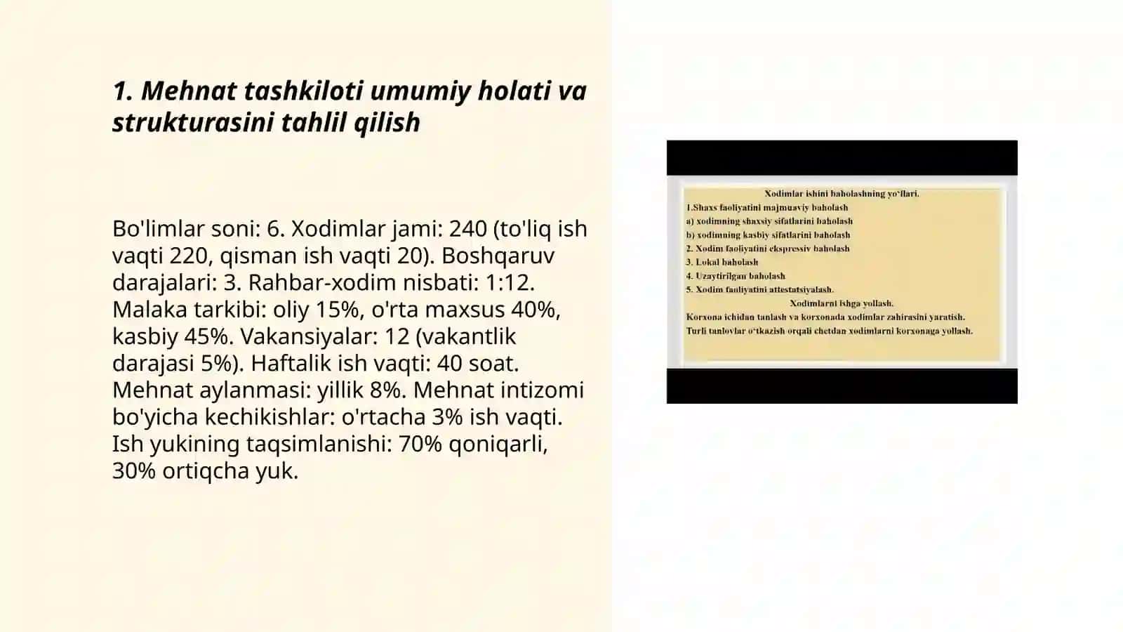 Mehnat Tashkiloti Tahlili 3