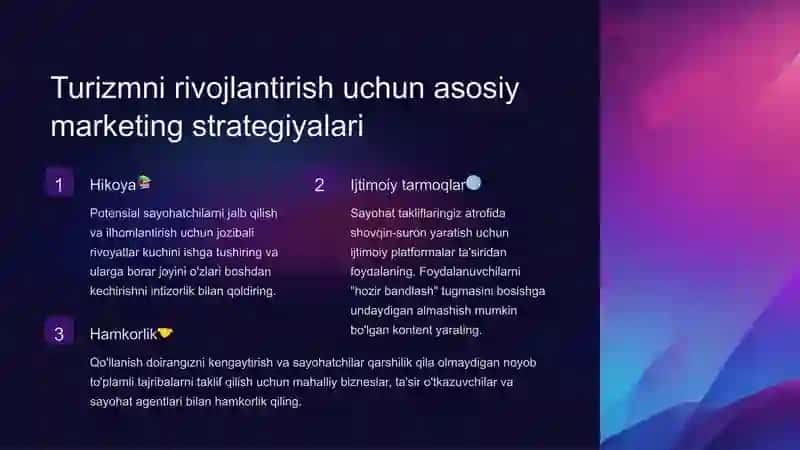 Turizmda marketing va reklama 3