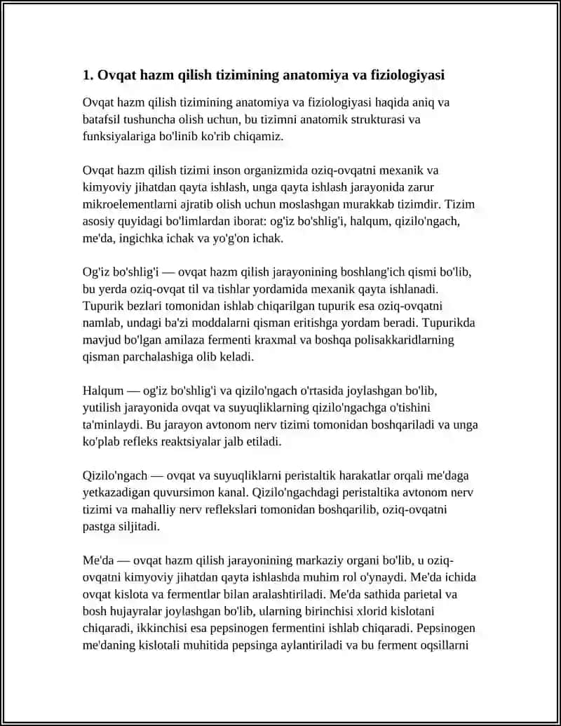 OVQAT HAZM QILISH SISTEMASI 3