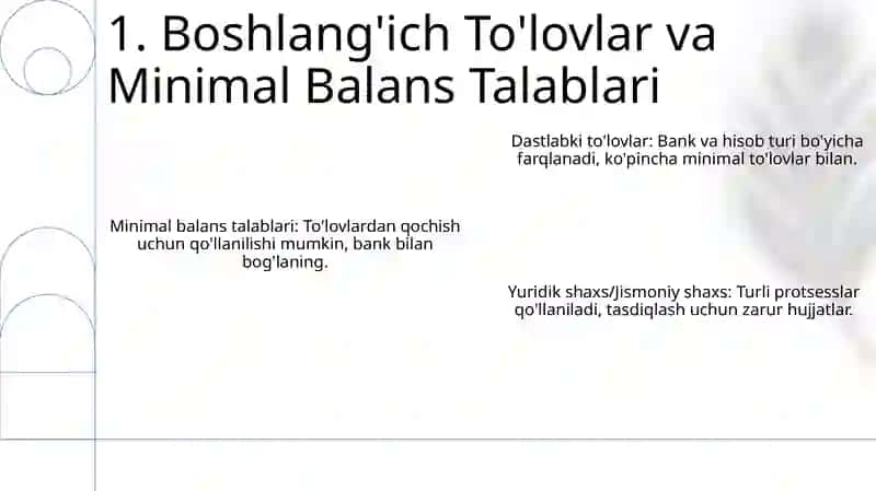 Hisob-raqam ochish ta'limi 3