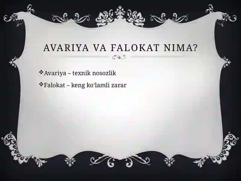Avariya/falokatdan keyingi tiklanishni boshqarish 3