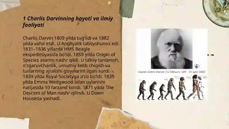 Charlis Darvinning evolutsion nazariyasi 3