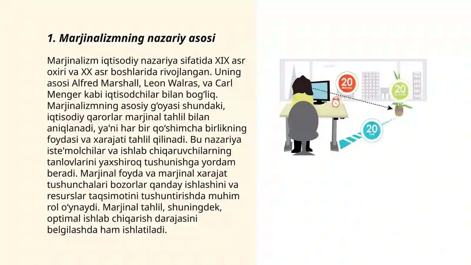 Marjinalizim taʼlimoti neoklassik iqtisodiy maktablar 3