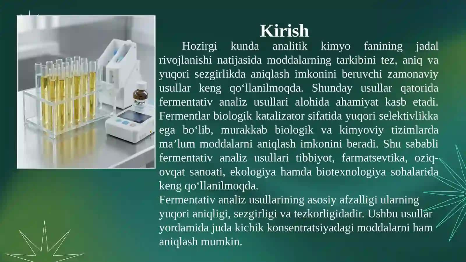 Analizning fermentativ usullari 3