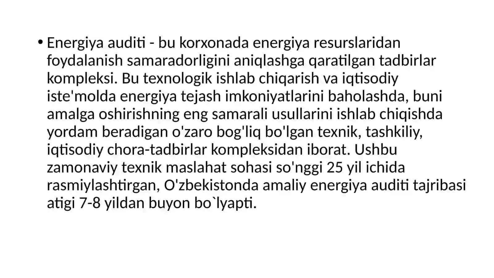 CHUQUR ENERGIYA AUDIT 3