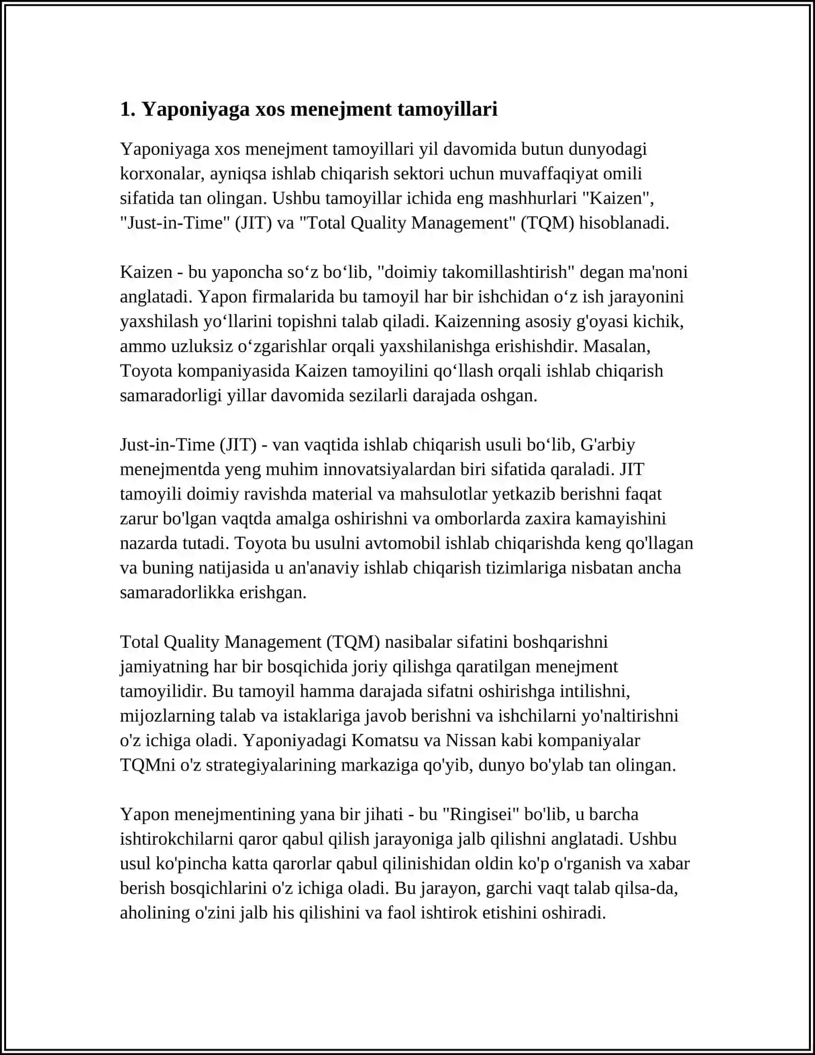 MENEJMENTNING YAPONIYA MODELI 3