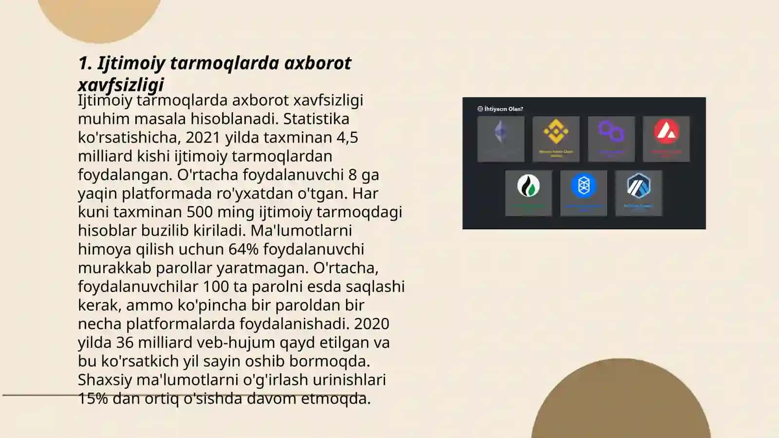 Tarmoq muammolari va kommunikatsiya 3