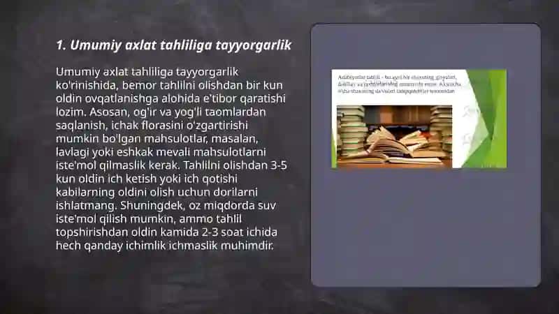Umumiy ahlat tahlilini interpretatsiyasi 3