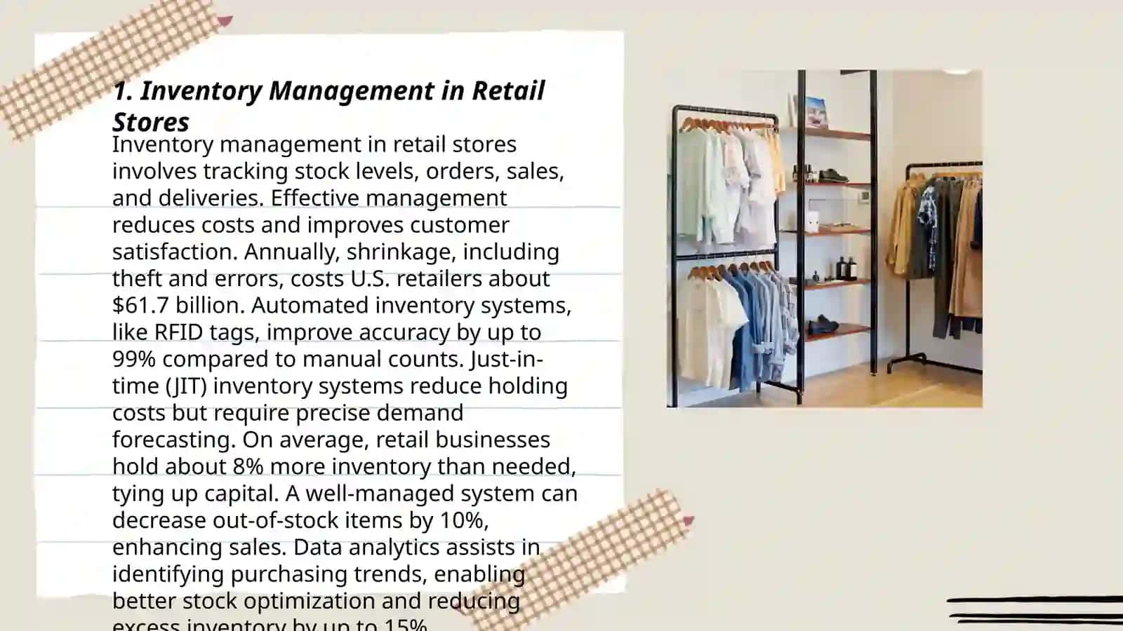 Inventory Management in Retail Stores 3