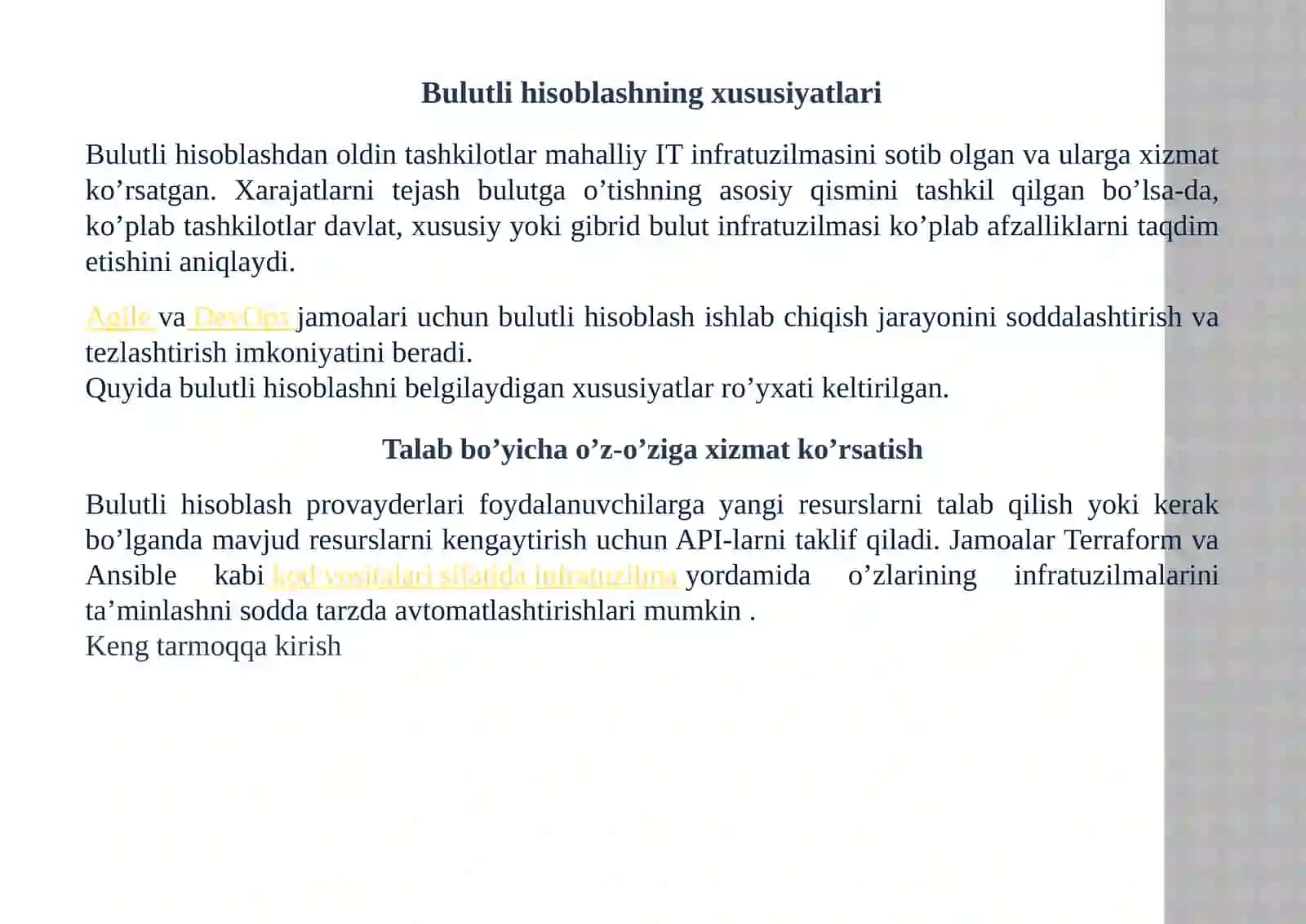 Resurslarning Cloud xisoblash bilan munosabati 3