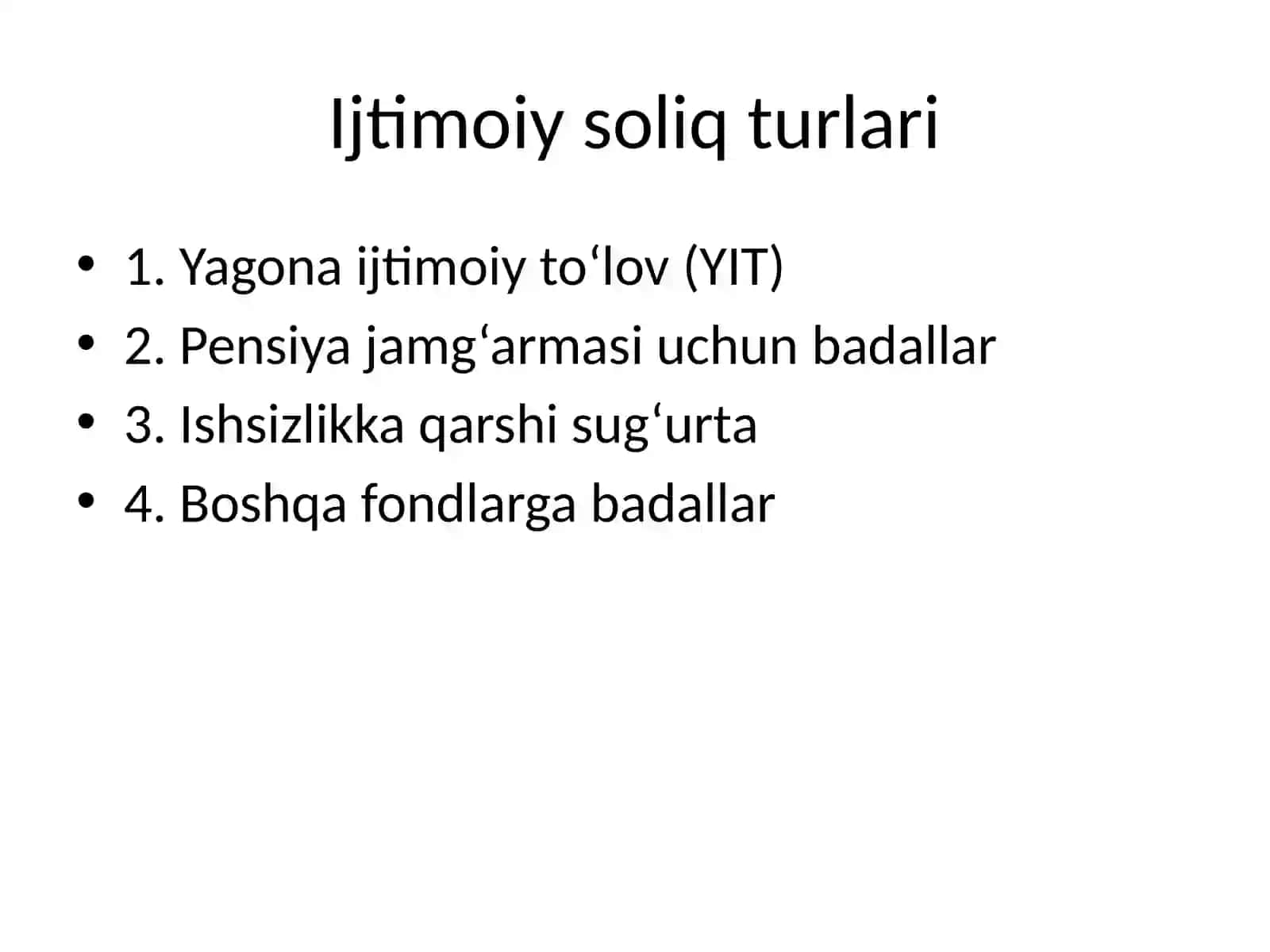 Ijtimoiy soliqlarni hisoblash va budjetga to'lash tartibi 3