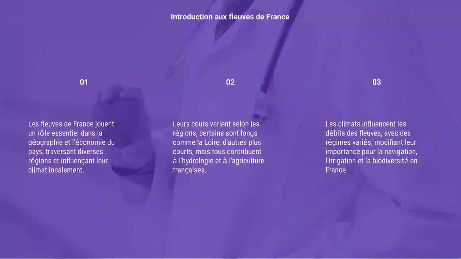 Les fleuves (géographie, climats) de la France 3